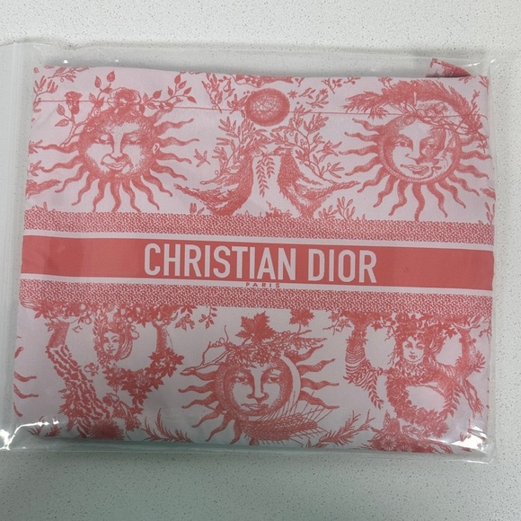 [BAG] DIOR Dioriviera DiorTravel Zipped Pouch in Coral - Picture 2 of 5